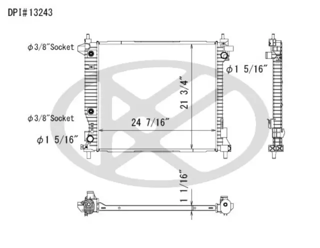 A13243 - : Koyorad Radiator for Koyo Image