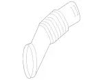 2750900782 - Chassis Sheet Metal/Air Intake: Accordion Hose for Mercedes-Benz: CL600, CL65 AMG, S600 Image