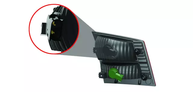 Tail Stop Backup Lamp, Right - Mopar (4806368AF)