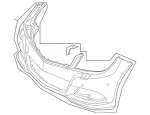20488061479999 - : Exchange Trim Bumper for Mercedes-Benz Image
