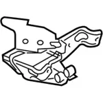 BC3Z5J251A - Emission System: Support for Ford: F-250 Super Duty, F-350 Super Duty, F-450 Super Duty Image