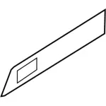 BL7Z78239A00BA - Body: Applique for Ford Image