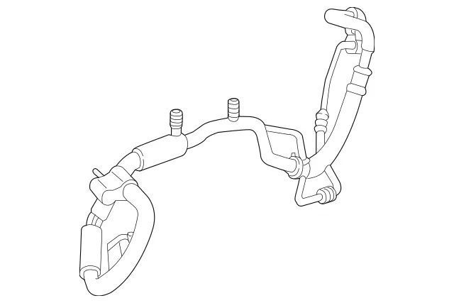 2068303404 - Heating and Ventilation: Refrigerant Line for Mercedes-Benz: 300C, C300, CLE300, E350 Image image