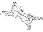 AE5Z5035B - Suspension: Suspension Cross-member for Ford: Fusion | Lincoln: MKZ | Mercury: Milan Image