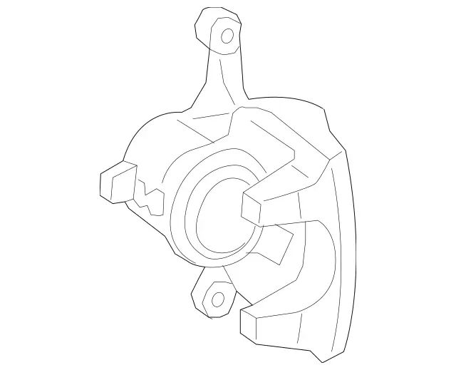 1664230681 - Brake System: Piston Housing for Mercedes-Benz: GL350, GL450, GL550, GLE300d, GLE350, GLE400, GLE43 AMG, GLE450 AMG, GLE550e, GLE63 AMG, GLE63 AMG S, GLS350d, GLS450, GLS550, ML250, ML350, ML400, ML550, ML63 AMG Image image