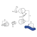 F77Z9B659FA - Engine: Outlet Tube for Ford: Explorer | Mercury: Mountaineer Image