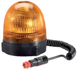 9506001 - : KL Rota Compact Flexible Pole Mount 12V Amber Lens for Hella Image