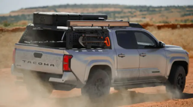 PT9293525002 - Exterior: Topo-Graphics - Black On Clear for Toyota: Tacoma Image