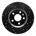 63311034R - : DFC Brake Rotor - Drilled and Slotted - Black for DYNAMIC FRICTION Image