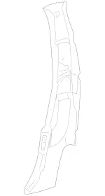 22069031401A22 - Body: Center Pillar Trim for Mercedes-Benz Image