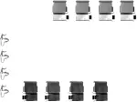 355202371 - : Disc Brake Hardware Kit for Hella Pagid Image