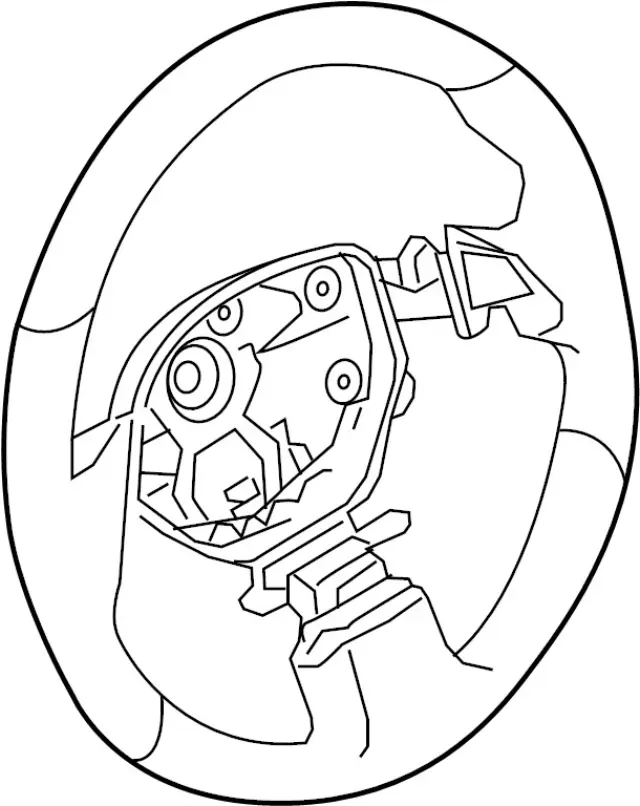 484301NM2A - : Steering Wheel for INFINITI: EX35, EX37, G25, G35, G37, Q40, Q60, QX50 Image