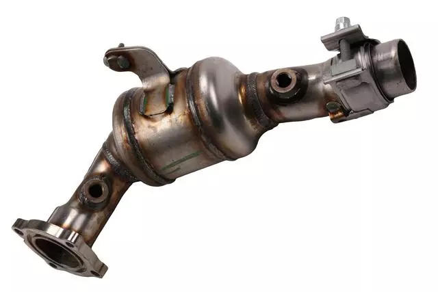 22956559 - : Driver Side 3-Way Catalytic Converter with Flange, Bushings, Studs, and Clamps for Cadillac: CTS | Chevrolet: Camaro Image