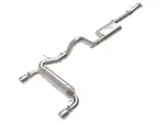 4933138P - : Vulcan Series 3 IN to 2-1/2 IN Stainless Steel Cat-Back Exhaust System Polishe for aFe Power Image