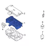 MB3Z14A068AD - : Fuse Box for Ford: Bronco Image