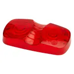 91962 - : Clearance Marker Replacement Lenses, Two-Bulb Square, Red for Grote Lighting Image