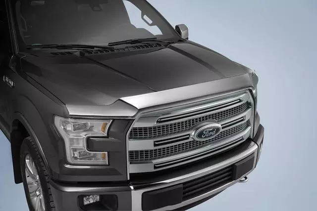 GL3Z16C900B - : Hood Deflector - Chrome for Ford: F-150 Image