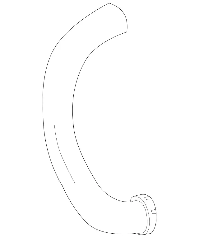 2780940797 - Chassis Sheet Metal Parts/Air Intake: Clean Air Line for Mercedes-Benz: CL550, CLS550, E550, GL450, GL550, GLS550, Maybach S550, ML550, S500, S550, SL550 Image image