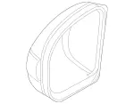 2208101064 - Front Doors: Trim for Mercedes-Benz: CL500, CL55 AMG, S430, S55 AMG Image