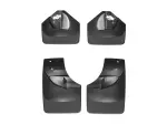 110051120051 - : Black MudFlap No-Drill DigitalFit® MudFlap Kit for WeatherTech Image