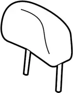 864001MA0A - Body: Headrest for Infiniti Image