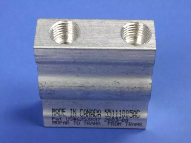 55111005AC - Cooling: Cooler Bypass Valve for Chrysler: 300 | Dodge: Challenger, Charger, Durango, Magnum, Nitro, Ram 1500 | Jeep: Commander, Grand Cherokee, Liberty, Wrangler, Wrangler JK | Ram: 1500, 1500 Classic, 2500, 3500 Image