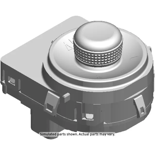 25872074 - : Jet Black Door Mirror Remote Control Switch for GM Image