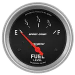 3514 - : GAUGE, FUEL LEVEL, 2 5/8", 0OE TO 90OF, ELEC, SPORT-COMP for AutoMeter Image