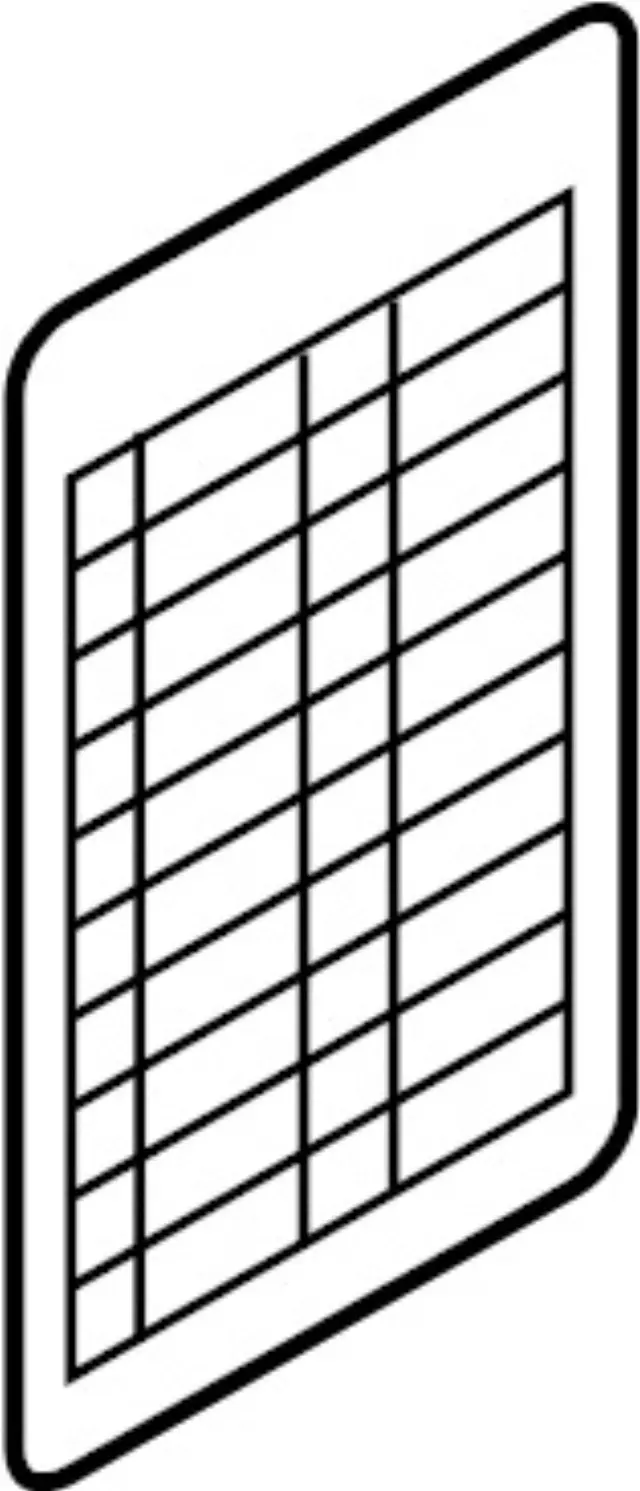 243131WW0A - Body: Fuse Box Label for INFINITI: FX35, FX37, FX50 Image