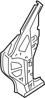 G6260ZQ0MA - Body: Hinge Pillar Reinforced for INFINITI: QX56 Image