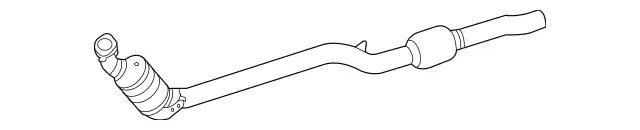 2124901019 - : Exhaust Line for Mercedes-Benz: E550 Image