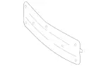 2138859100 - Detachable Parts: License Plate Holder for Mercedes-Benz: E300, E350, E400, E43 AMG, E450, E53 AMG, E63 AMG S Image