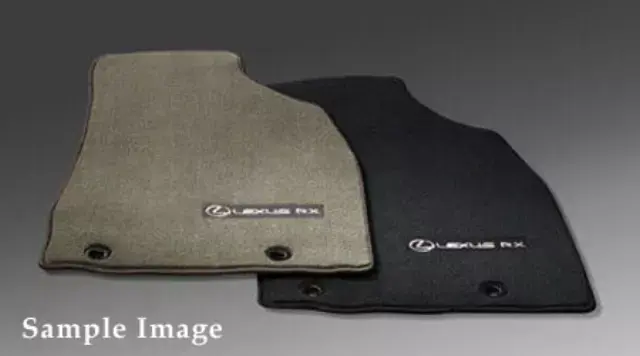 PT2067822110 - Interior: Carpet Floor Mats - Left.Gray - F-Sport Logo for Lexus: NX250, NX350, NX350h, NX450h+ Image