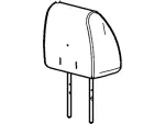 6L3Z16611A08AB - Body: Headrest for Lincoln: Mark LT Image