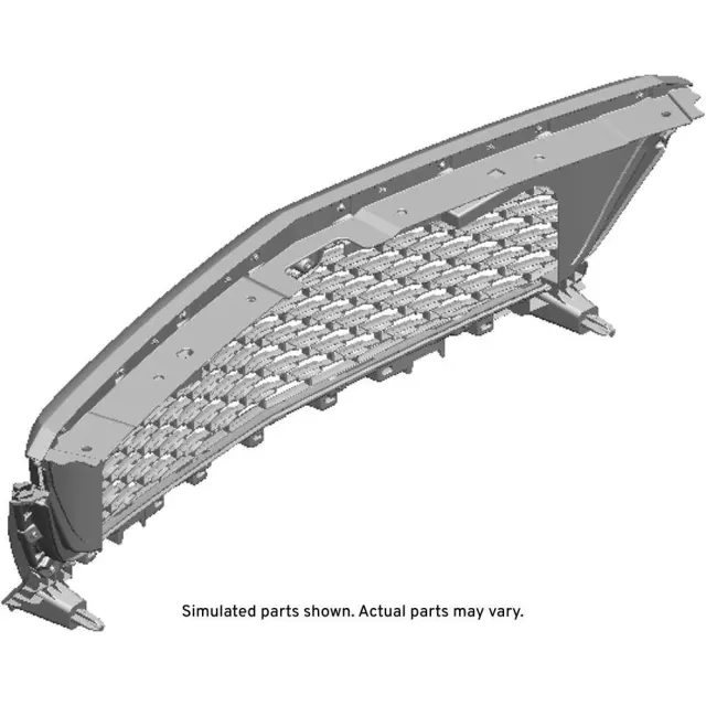 84758553 - : Silver Front Grille for Cadillac: XT6 Image
