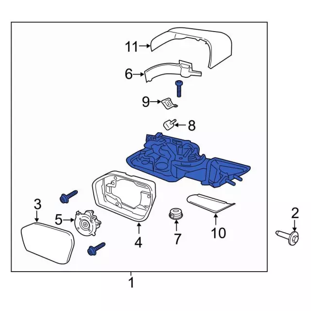 Door Mirror - Ford (RB5Z-17683-BC)