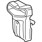 HC3Z9C675A - Engine: Air Inlet Duct for Ford: F-250 Super Duty, F-350 Super Duty, F-450 Super Duty Image