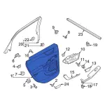 LJ6Z7823943DA - Body: Door Trim Panel for Ford: Escape Image