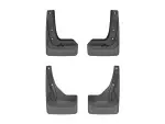 110180120180 - : Black MudFlap No-Drill DigitalFit® MudFlap Kit for WeatherTech Image