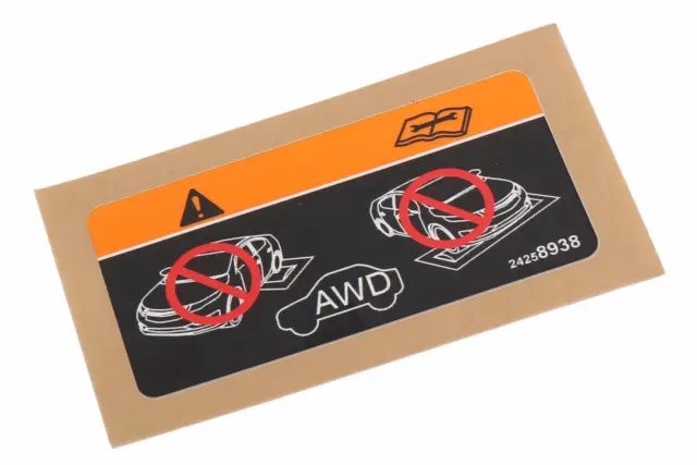 24258938 - Accessories: Engine Decal for GM Image