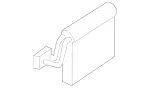 1648300158 - : Evaporator Core for Mercedes-Benz Image