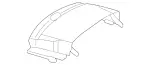 17169000009051 - Body: Trunk Lid Trim for Mercedes-Benz Image