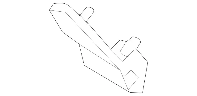 1664300058 - Rear Seat: Line Bracket for Mercedes-Benz: GL350, GL450, GL550, GL63 AMG, GLS350d, GLS450, GLS550, GLS63 AMG Image image