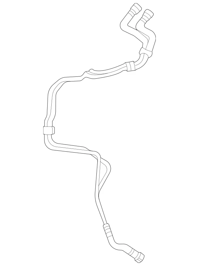 1762002100 - Radiator: Coolant Line for Mercedes-Benz: GLE580, GLS580 Image image