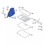 GN1Z5831013CE - Body: Trunk Side Trim for Ford: EcoSport Image