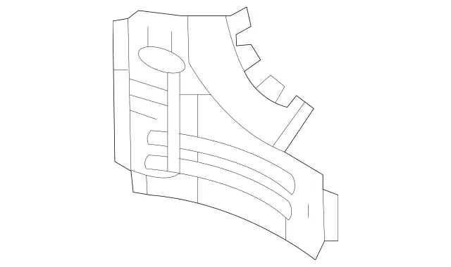 906634011664 - Body: Lower Pillar Reinforcement for Mercedes-Benz Image