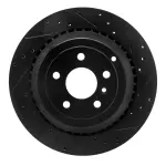 63363131R - : DFC Brake Rotor - Drilled and Slotted - Black for DYNAMIC FRICTION Image
