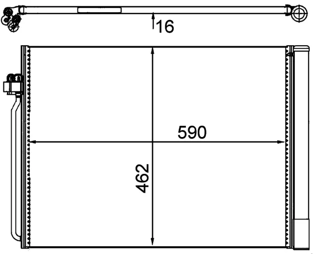 AC405000P - : A/C Condenser for Behr Image