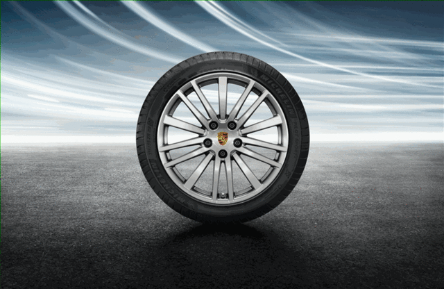 971044660F - Wheels: 20-Inch Panamera Design Summer Wheel-And-Tire for Porsche: Panamera Image