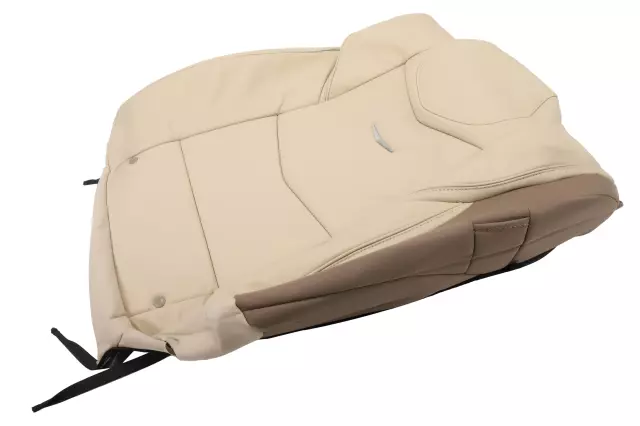 23496637 - : Very Light Cashmere Rear Driver Side Seat Back Cushion Cover for GM Image